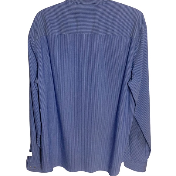 Armani Exchange Button Down w/Clasp Buttons SZ LG - Picture 4 of 8